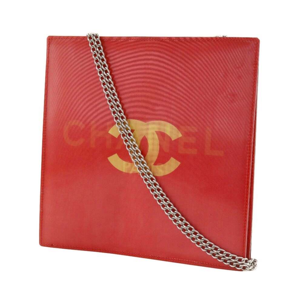 CHANEL Red Logo Shoulder Bag - Picture 2 of 16